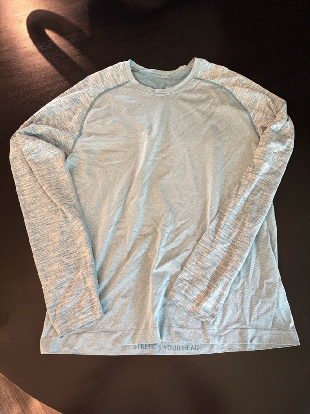 lululemon athletica Men’s Long Sleeve Performance Tee - Light Blue